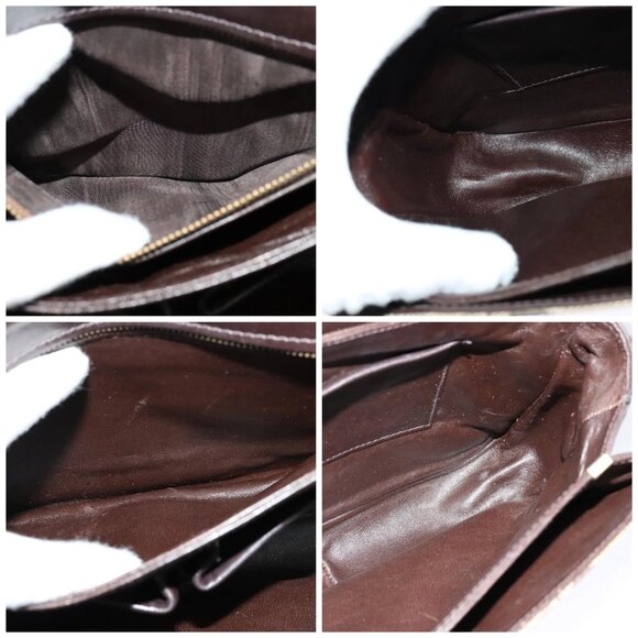 CELINE C Sulky Shoulder Bag Canvas Beige Auth - Picture 16 of 16